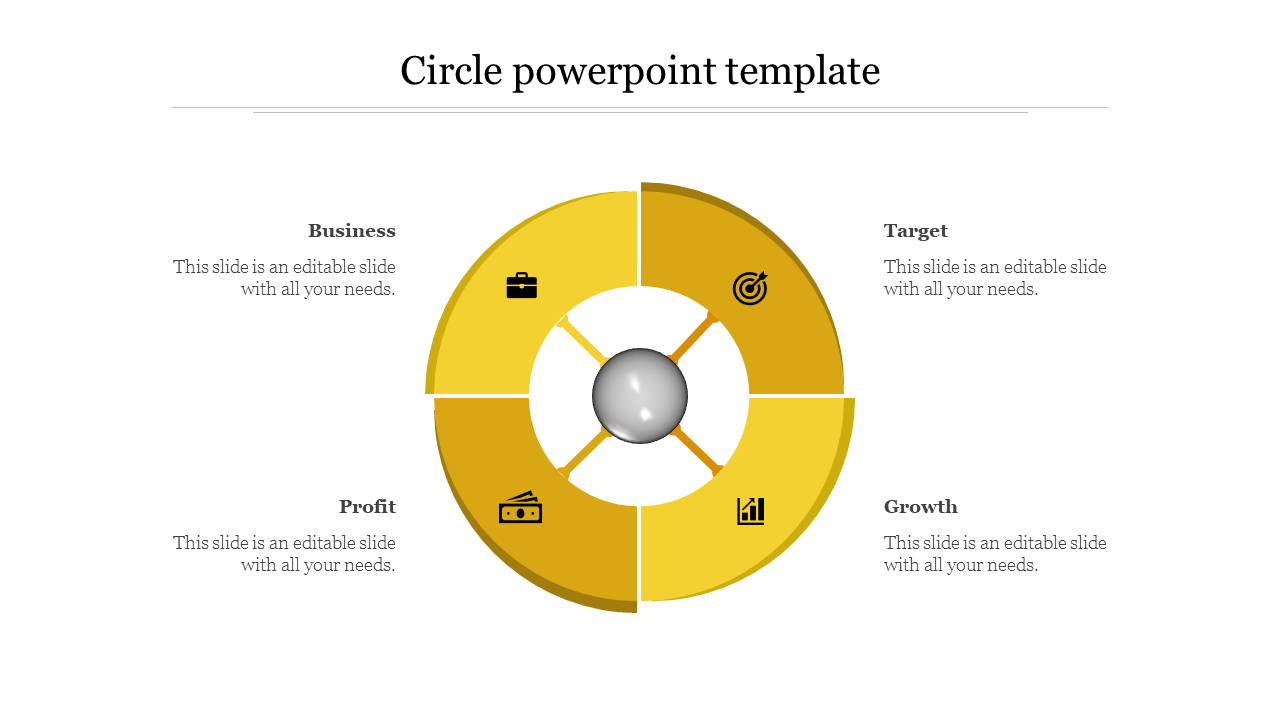 Free - Amazing Colorful Circle PowerPoint Template Presentation